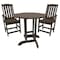 Highwood Usa Lehigh 3pc Round Counter Height Outdoor Patio Furniture Dining Set AD-CNL36-ACE - alternate 1